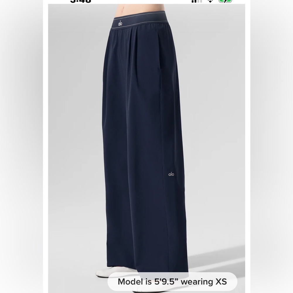 ALO Suit up trouser regular brand new size M. $148 Retail - Picture 9 of 10